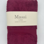 Set asciugamano viso e ospite in spugna