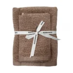 Coppia di asciugamani “Twist op” Borbonese