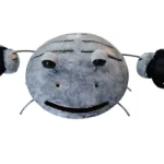 Granchio Porta Zampirone in Ferro Grigio