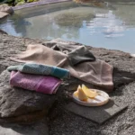 FAZZINI CHEVRON Coppia ospite e asciugamano