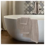 FAZZINI SQUARE Coppia ospite e asciugamano