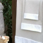 Massi Casa Set Bagno con Bordo in Spugna