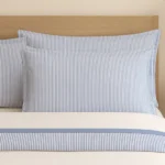 Massi Casa C/Lenzuolo Cotone Balza e Federa Righe