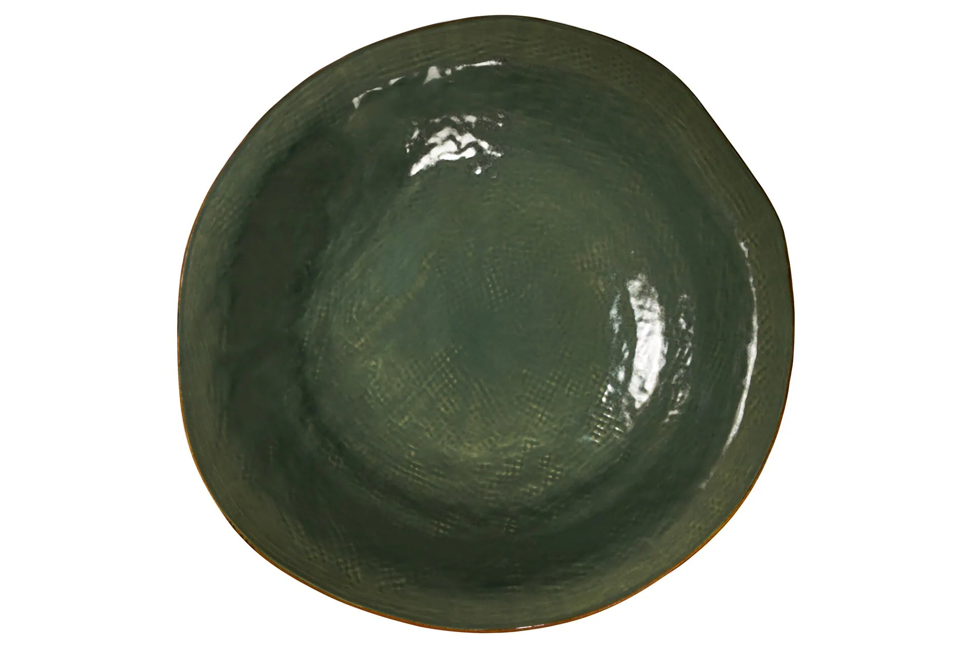 piatto fondo verde 1 MEDITERRANEO - PIATTO FONDO VERDE - immagine 1