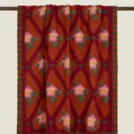Plaid Rose Flower Terracotta